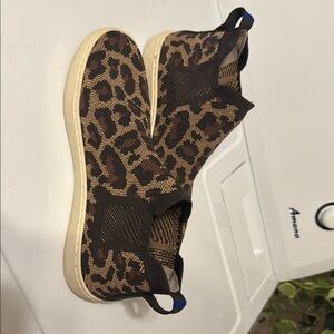 Steve Madden Leopard Print Slip-On Sneakers